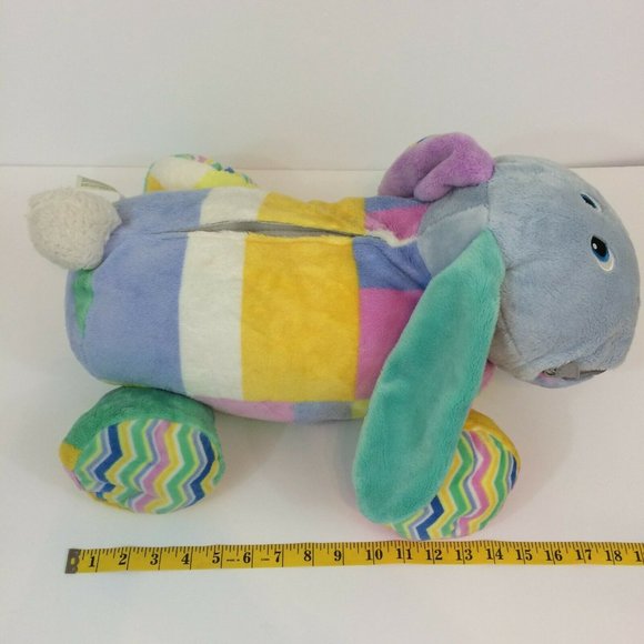 Stuffies Easter Bunny Rabbit Plush Stuffed Animal 19" Long Colorful Pastel Toy - Picture 12 of 12